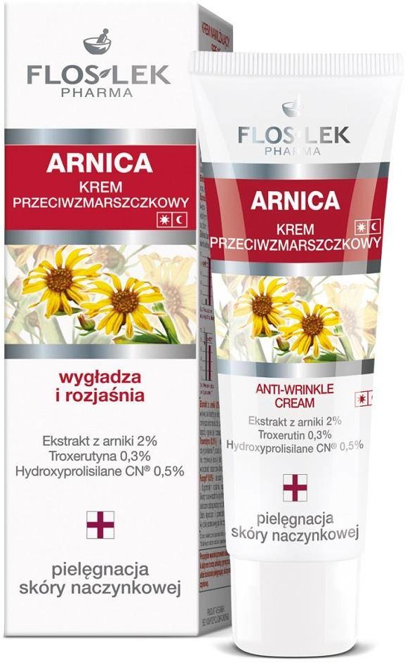 Flos-Lek Arnica krem przeciwzmarszczkowy do skóry naczynkowej 50ml 100089-uniw