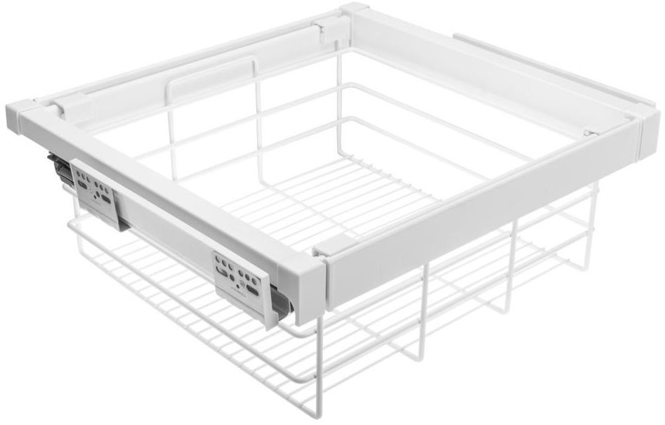 GTV Szuflada z koszem drucianym 90 cm biała Elite
