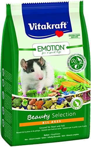 Vitakraft podszewki zapewnia szczurów osobno, warzywa, daktyle i orzechy, trivita-Complex, Emotion Beauty Selection All Ages 31463