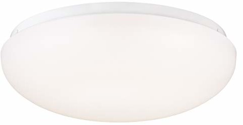 Westinghouse lighting 64011 28 cm ściemniana lampa sufitowa LED do wnętrz, biała powierzchnia z białym akrylowym kloszem 6401140