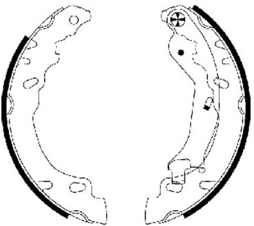 TEXTAR Zestaw szczęk hamulcowych 91064600