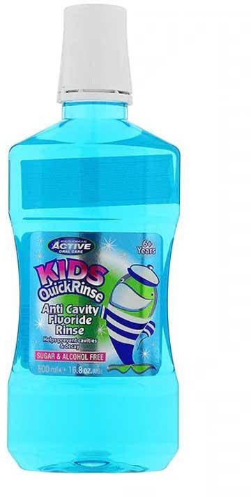 ACTIVE ORAL CARE Kids Quick Rinse płyn do płukania jamy ustnej dla dzieci 500ml 87108-uniw