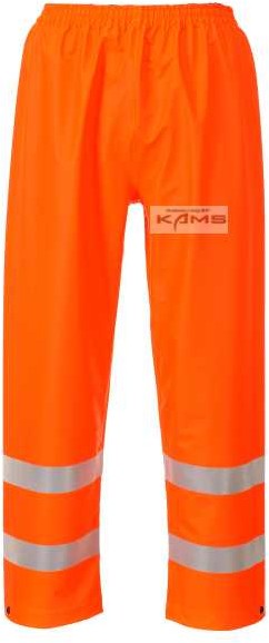 Portwest FR43 - Lekkie spodnie robocze do pasa, ostrzegawcze Sealtex Flame, z trudnopalnymi taśmami ostrzegawczymi 2 kolory- S-3XL.