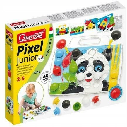 Quercetti Mozaika Pixel Junior Basic 40 elementów