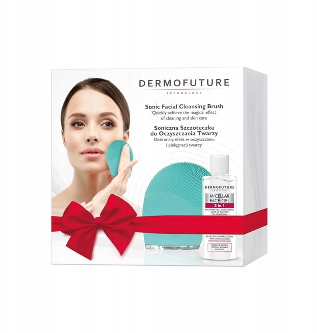 DermoFuture Zestaw Szczot. Soniczna + Żel Zieleń