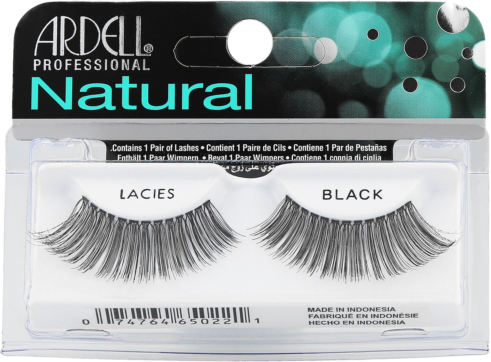 Ardell NATURAL LASHES Lacies Black Sztuczne rzęsy na pasku 0000039988