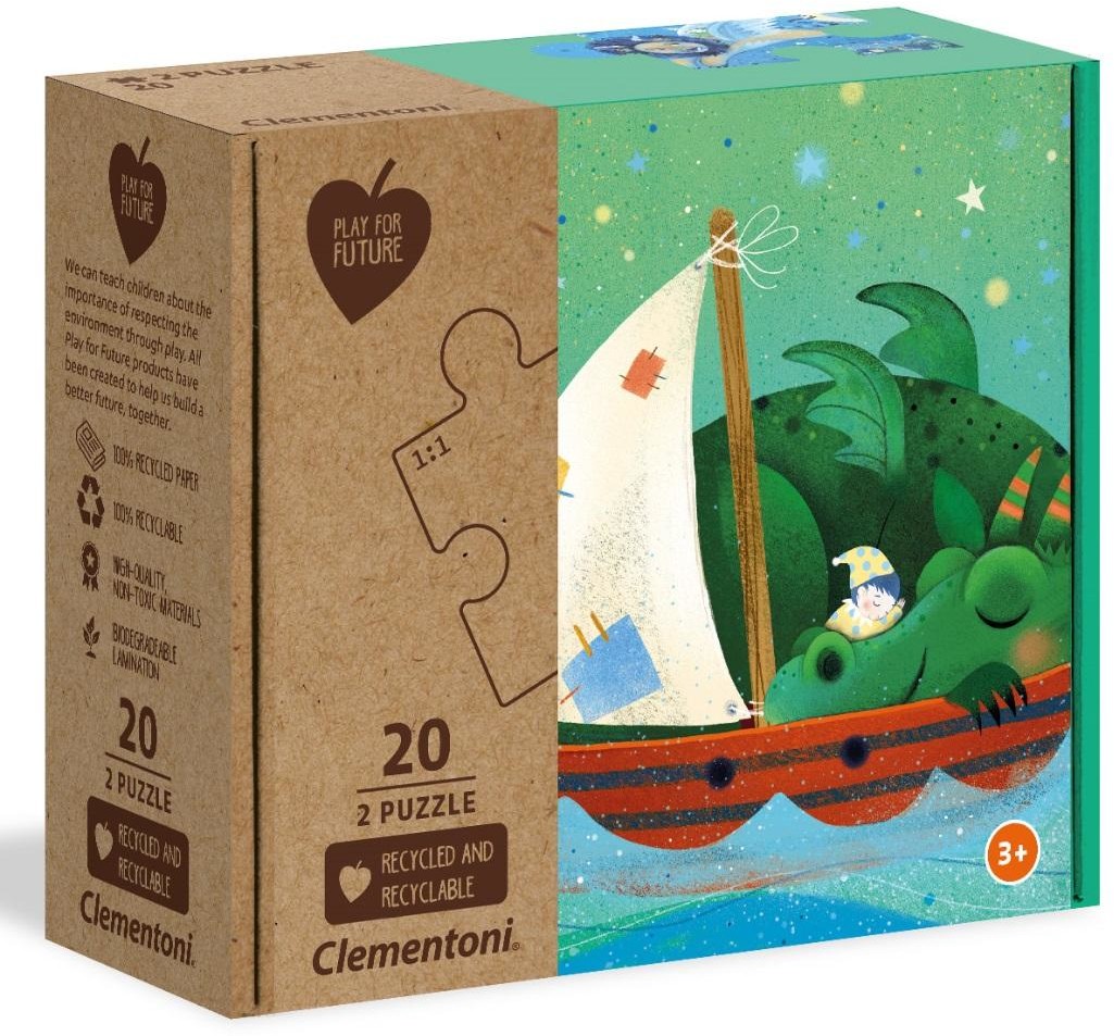Clementoni Puzzle 2x20 Play for future sweet dreams