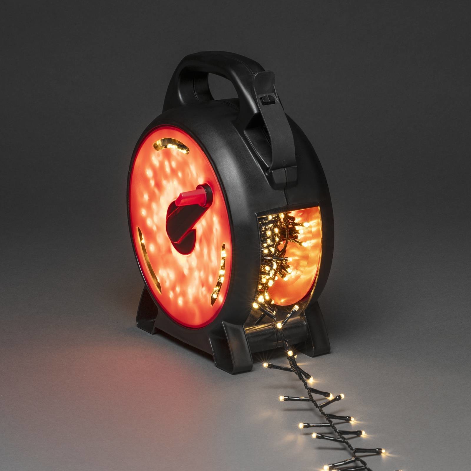 Konstsmide CHRISTMAS Łańcuch świetlny Compact ciepła biel 400 LED 8,78m