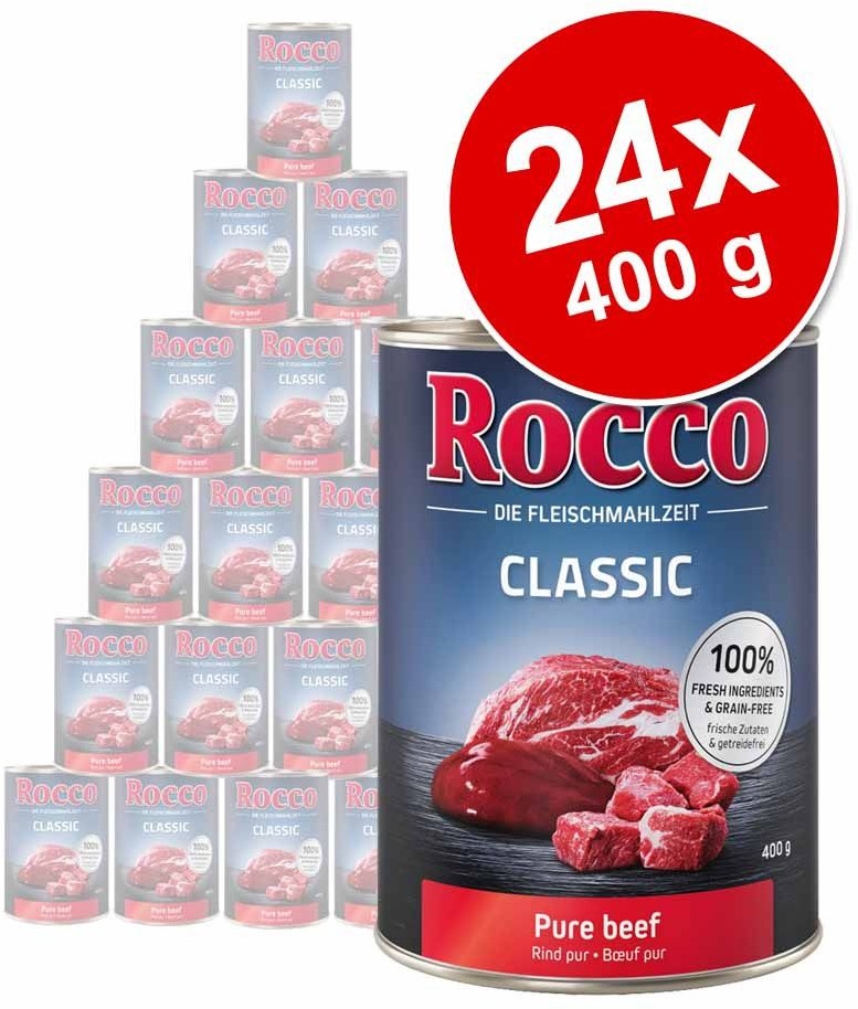 Rocco Classic, 6 x 400 g - NOWOŚĆ! Wołowina i mięso z dzika