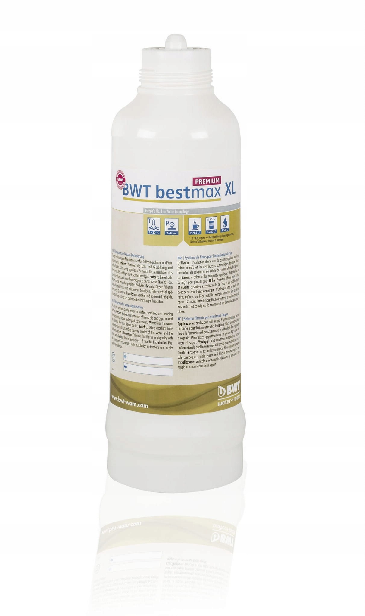 BWT Bestmax Premium XL filtracja wody w hotelu