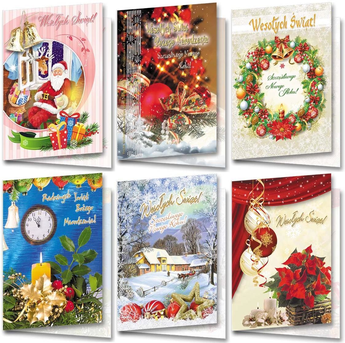 Top Graphic Karnet Boże Narodzenie mix wzorów