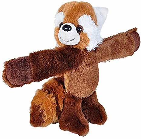 Wild Republic Huggers miękka bransoletka z zabawką, prezenty dla dzieci, czerwona panda, pluszowa zabawka 20 cm 19542