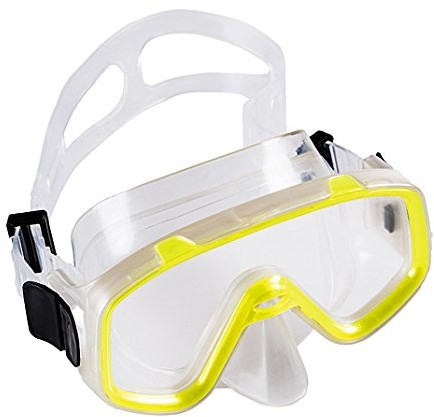 Fashy Basic snorkelowania zestaw dla dzieci, żółto-przezroczyste, S 8887
