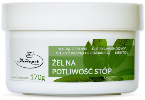 Herbapol Żel Na Potliwość Stóp 170G / Kraków