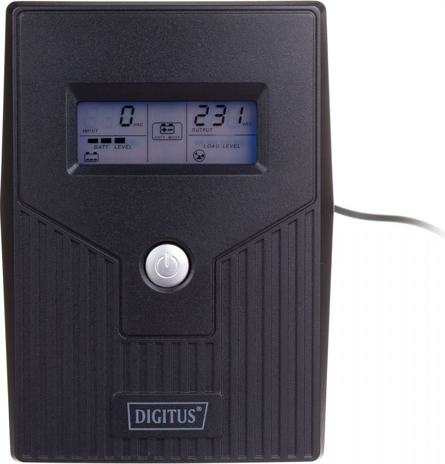 Digitus Zasilacz awaryjny UPS Line-Ineractive LCD 600VA/360W (DN-170063-LCD)