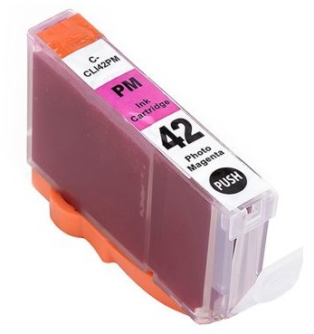 DrTusz Tusz Zamiennik CLI-42 PM do Canon 6389B001) Purpurowy Foto)|