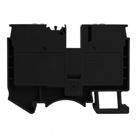 Geberit DEGSON szynowa przelotowa zaciskowa czarna 10mm2 1P UL DS10-01P-13-00A(H)