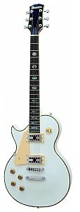 Dimavery LP-700L E-Guitar LH, white, gitara elektryczna leworęczna 26219382