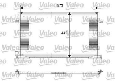 VALEO Skraplacz, klimatyzacja 817644