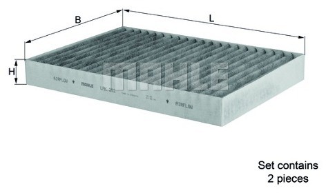 Knecht Filtr, wentylacja przestrzeni pasażerskiej LAK 292/S