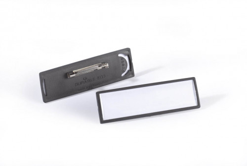 Durable Identyfikator z agrafką Clip Card 17 x 67mm 25 sztuk 8133-01