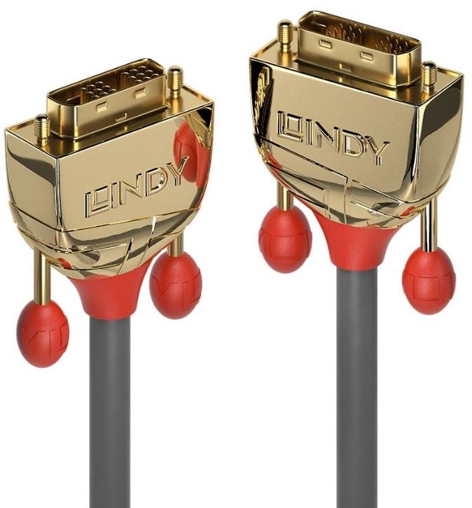 Lindy 36215 Kabel DVI-D SLD Single Link Gold Line 10m LY-36215