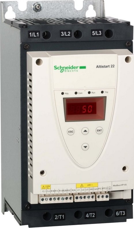Schneider Electric Softstart Altistart 3F 230-440V AC 47A 11-22kW 230-400V ATS22D47Q ATS22D47Q