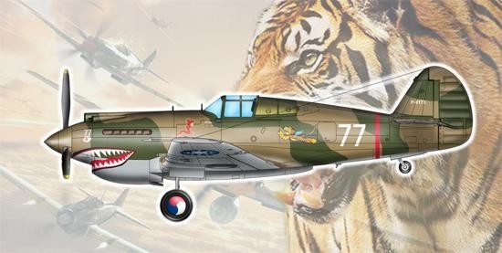 Trumpeter Curtiss P-40 H-81A-2 (AVG) 05807