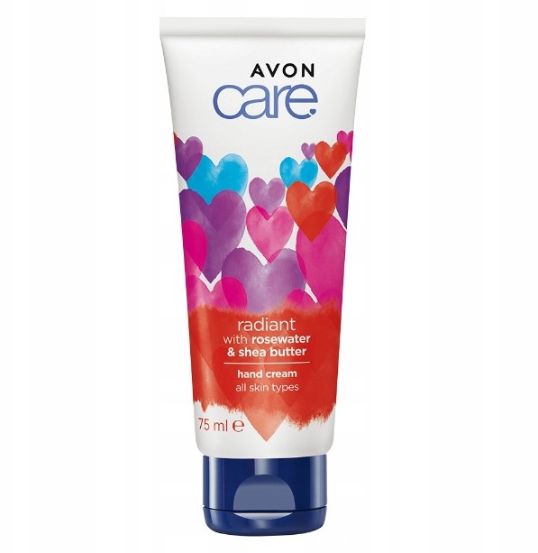 Avon Krem Do Rąk 75 ML Masło Shea Woda Różana Radiant