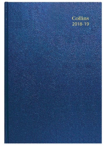 MID Collins Collins 52M-Blu A5 Year 2018/19 dni na stronę dziennik biurkowy - poprzedni rok 52M-Blu