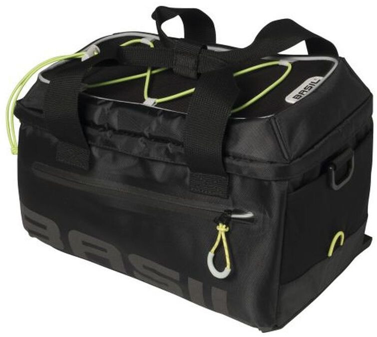 Basil Miles Trunkbag MIK 7l, black lime 2021 Sakwy 17785