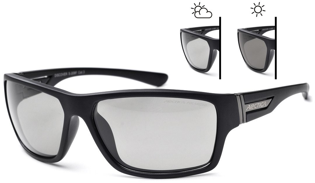 Arctica Okulary przeciwsłoneczne fotochromowe z polaryzacją S-209F Discover S-209F