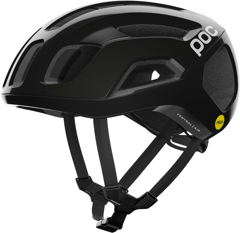 POC Ventral MIPS Helmet, czarny M | 54-60cm 2022 Kaski szosowe 10750-1002-MED