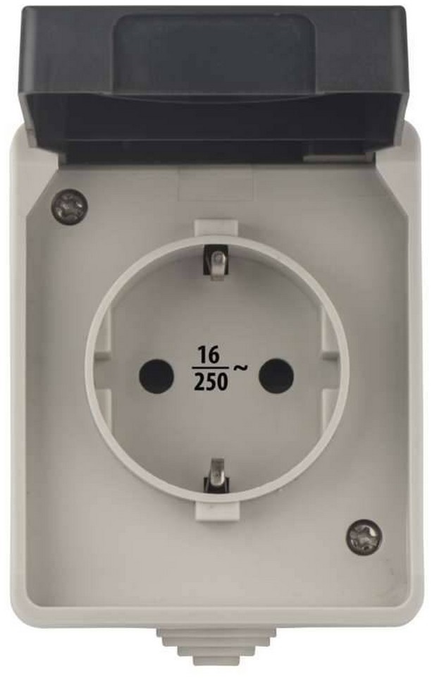Emos Gniazdo zewnętrzne SCHUKO 250V/16A IP44