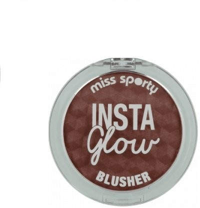 Miss Sporty Insta Glow, róż do policzków 002 Radiant Mocha, 5 g