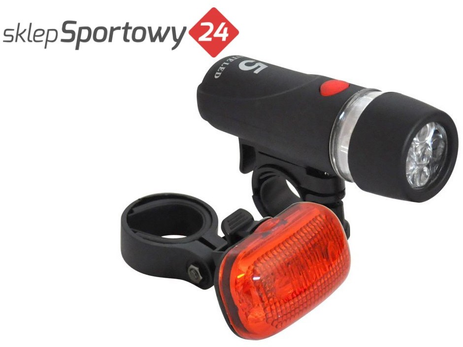 Фото - Велоаксесуари Oświetlenie rowerowe Axer przednia i tylna lampka LED