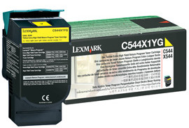Lexmark Toner Lexmark yellow | 4000str | C544 / X544 / X546dtn / X548 C544X1YG