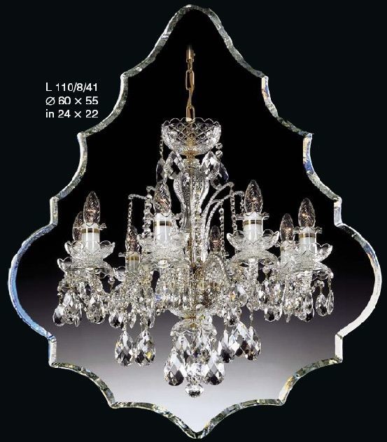 Elita bohemia Żyrandol kryształowy 8-ramienny - Bohemia L 110/8/41