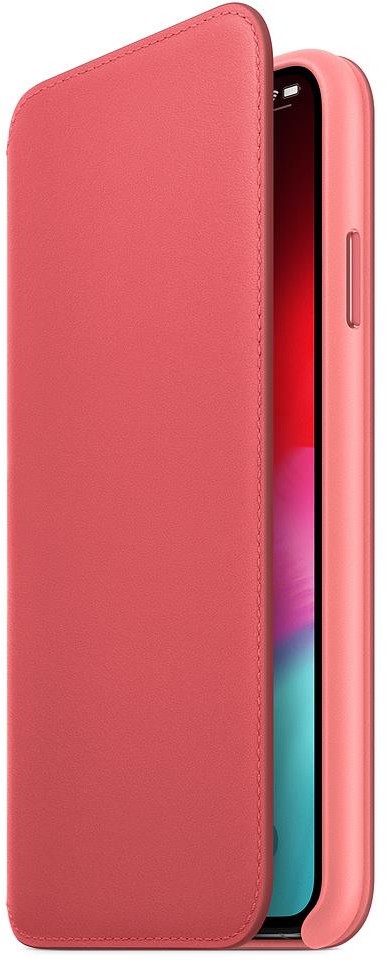 Apple iPhone XS Max Leather Folio Peony Pink (MRX62ZM/A)