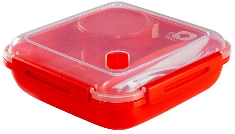 Rotho Pojemnik kuchenny na lunch MEMORY B3 + SZTUĆCE 1.1 l