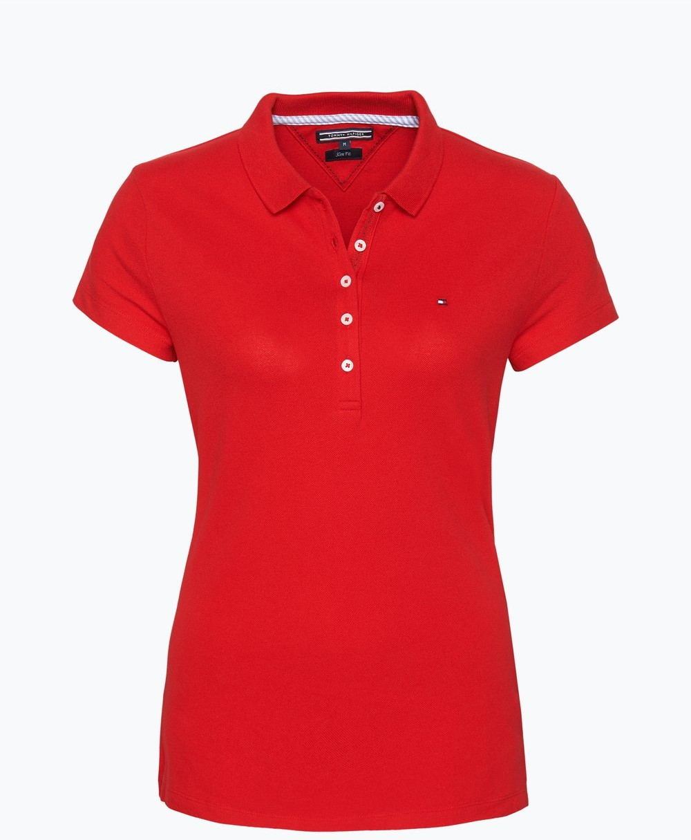 Tommy Hilfiger Damska koszulka polo New Chiara, czerwony