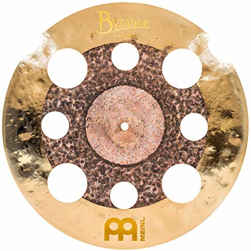 Meinl Cymbals Meinl Cymbals Biyzance 40 cm podwójny wypadek na śmieci z otworami  Wyprodukowano w Turcji  ręcznie młotkowany brąz B20, 2-LATA GWARANCJA, B16DUTRC B16DUTRC