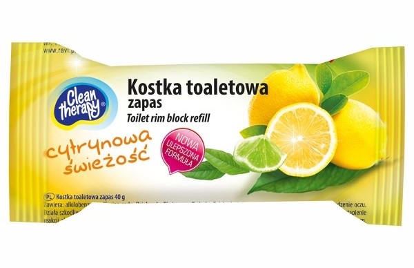 Clean Ravi THERAPY KOSTKA TOALETOWA ZAPAS CYTRYNOWA ŚWIEŻOŚĆ 50G