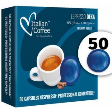 Italian Coffee Deka Nespresso Professional - 50 kapsułek