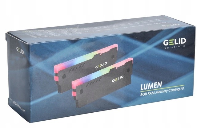 Gelid Chłodzenie Pamięci Ram Lumen Rgb Black