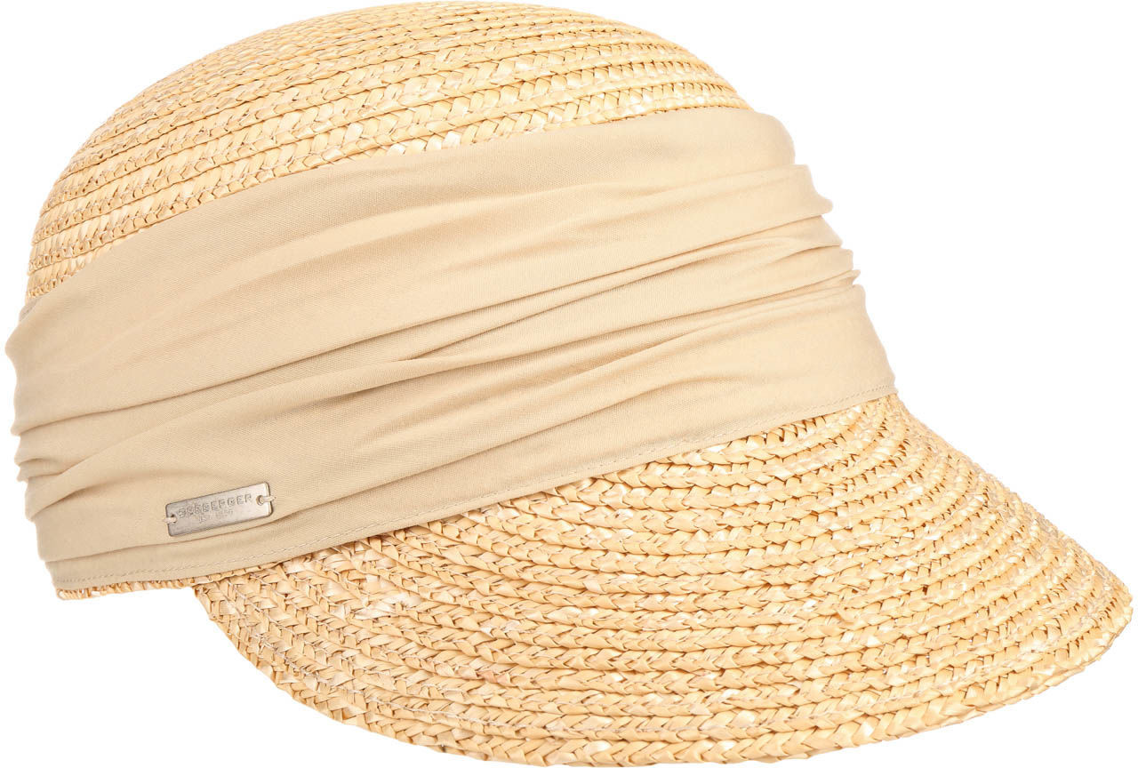 Seeberger Czapka z Daszkiem Słomiana Grace by naturalny, One Size