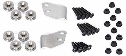 SW-Motech SW Motech KFT.00.152.200 zestaw adapterów do bagażników EVO, wielokolorowy, OS KFT.00.152.200