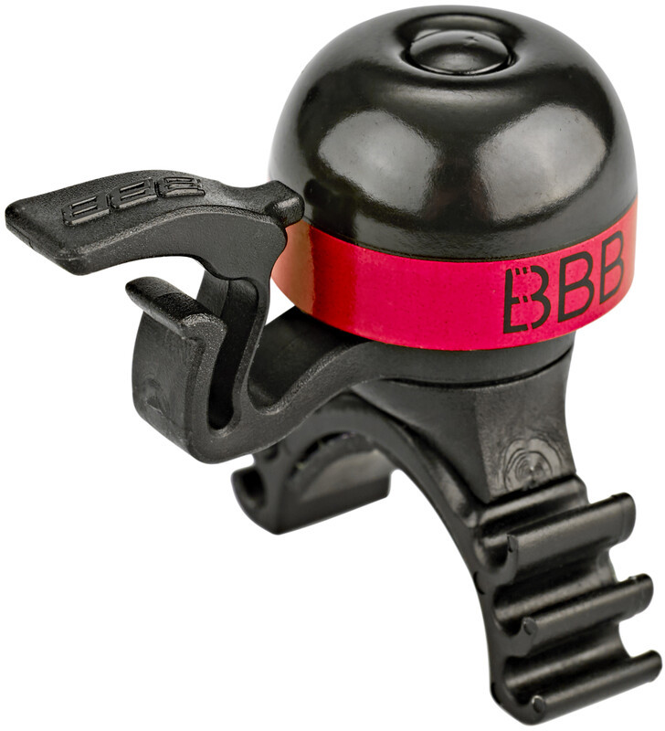 BBB MiniBell 16 Dzwonek rowerowy, black/red 2021 Dzwonki 2905051603