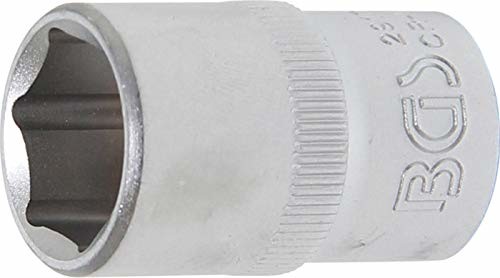 BGS 2917 | wkładka klucza sześciokątnego | 12,5 mm (1/2 cala) | SW 17 mm | stal CV | klucz nasadowy