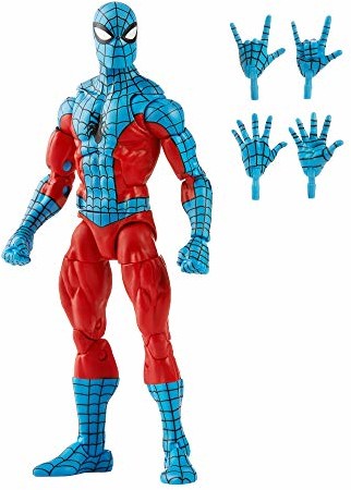 Hasbro Spiderman Marvel Legends Series 15 cm skala figurka zabawka Web-Man projekt premium, 1 figurka i 4 akcesoria F1140
